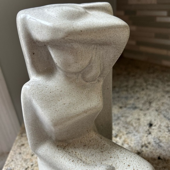 Vintage 1970s MCM Set Calcite Carved Horse Head Bookends Trojan Marble Stone - Picture 7 of 14